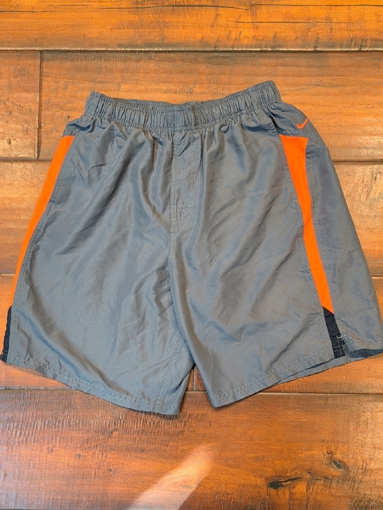 Nike Other - Nike Men’s Gray Athletic Shorts with Orange Accents